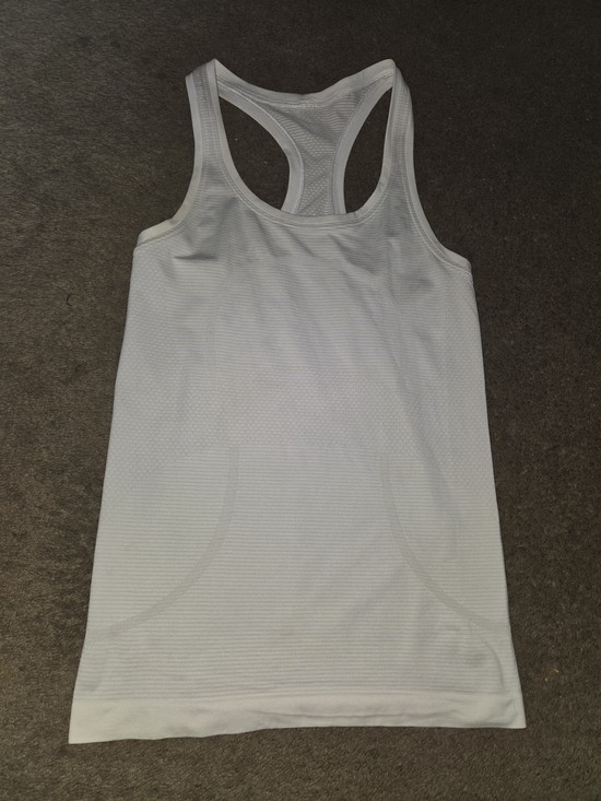 lululemon athletica Tops - lululemon athletica White Racerback Performance Tank